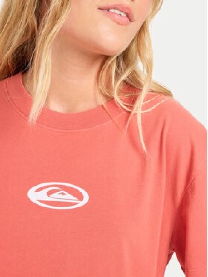 Quiksilver T-Shirt Standard EQWZT03197 Bordowy Regular Fit