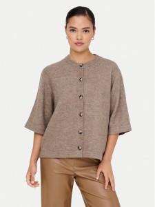 ONLY Kardigan Camilla 15348772 Brązowy Regular Fit