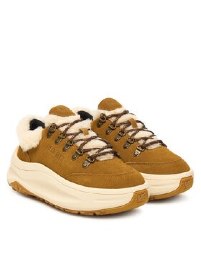 Moon Boot Sneakersy Moon247 City Shearling 80D2490040 Brązowy