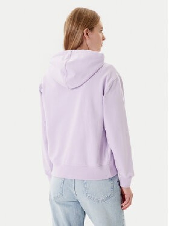 Calvin Klein Jeans Bluza Monologo LV047B270G Fioletowy Regular Fit