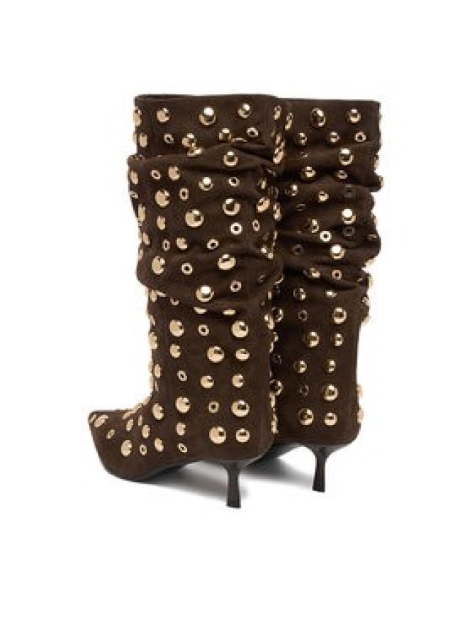 Eva Minge Botki EO-TESS-2117-05 Brązowy