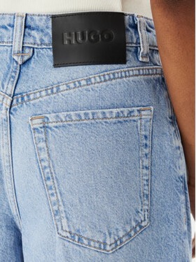 HUGO Bermudy Gelita 1 50557010 Niebieski jasny Relaxed Fit