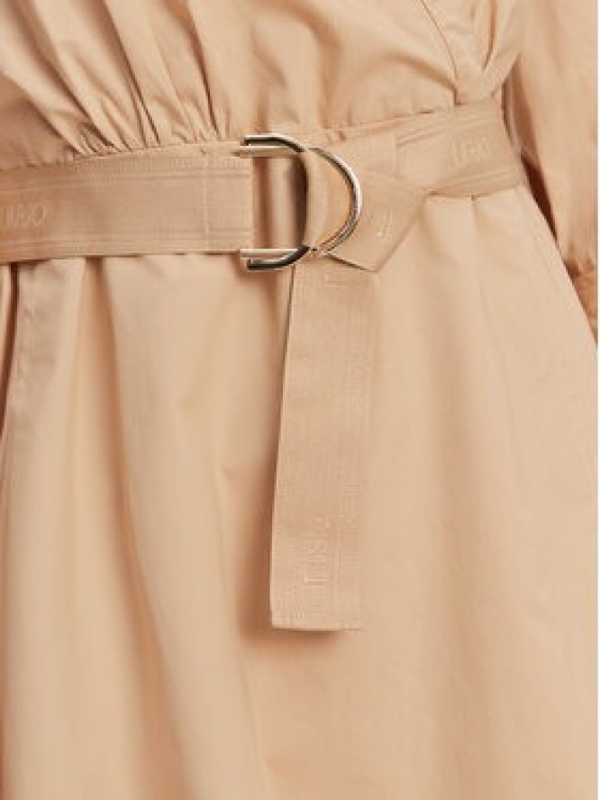 Liu Jo Sukienka codzienna WA5170 T4390 Beżowy Regular Fit