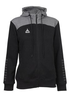 Bluza damska Select Oxford rozpinana z kapturem czarna