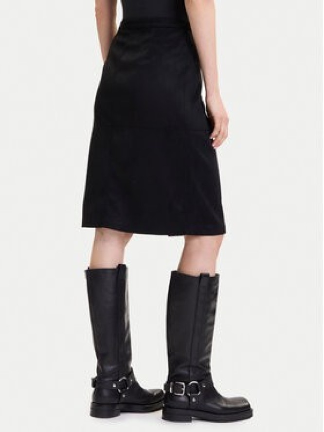 ONLY Spódnica z imitacji skóry Loline 15357433 Czarny Regular Fit