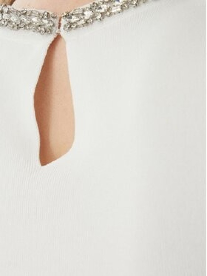 Morgan Sweter 261-MDIANE Biały Regular Fit