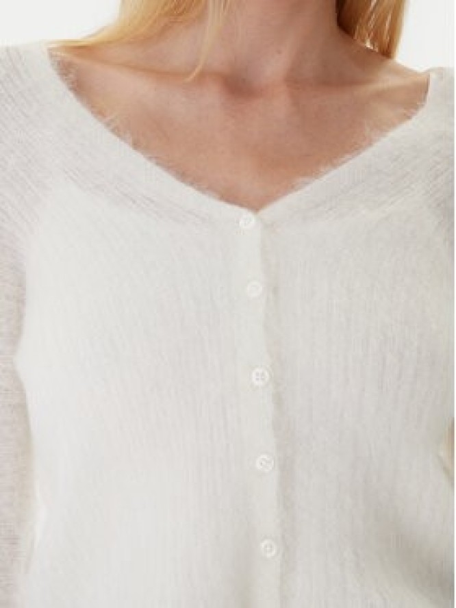 Calvin Klein Kardigan LV044D344G Beżowy Regular Fit