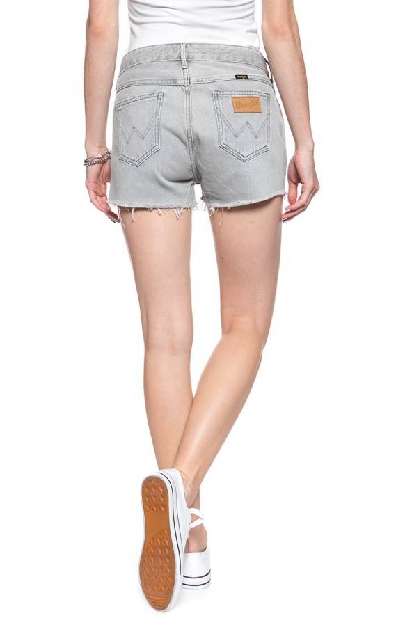 DAMSKIE SPODENKI WRANGLER BOYFRIEND SHORT ICY GREY W29KRJ28C 112128579