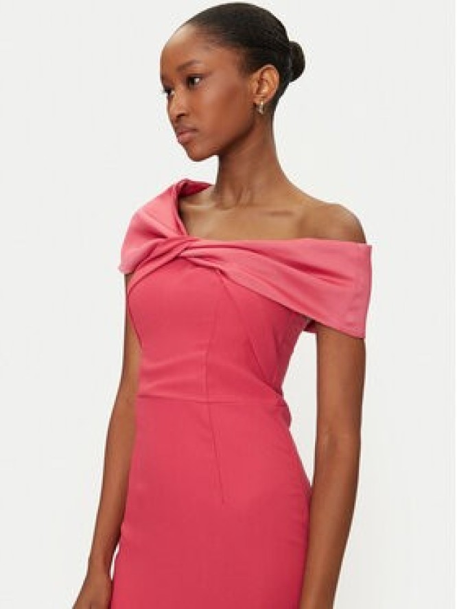 Marciano Guess Sukienka wieczorowa 5GGK11 7300A Koralowy Slim Fit