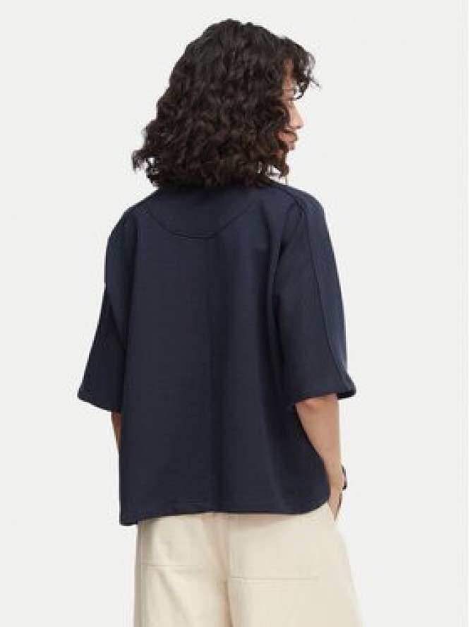 Beverly Hills Polo Club T-Shirt P-SS26W-TS0081 Granatowy Oversize