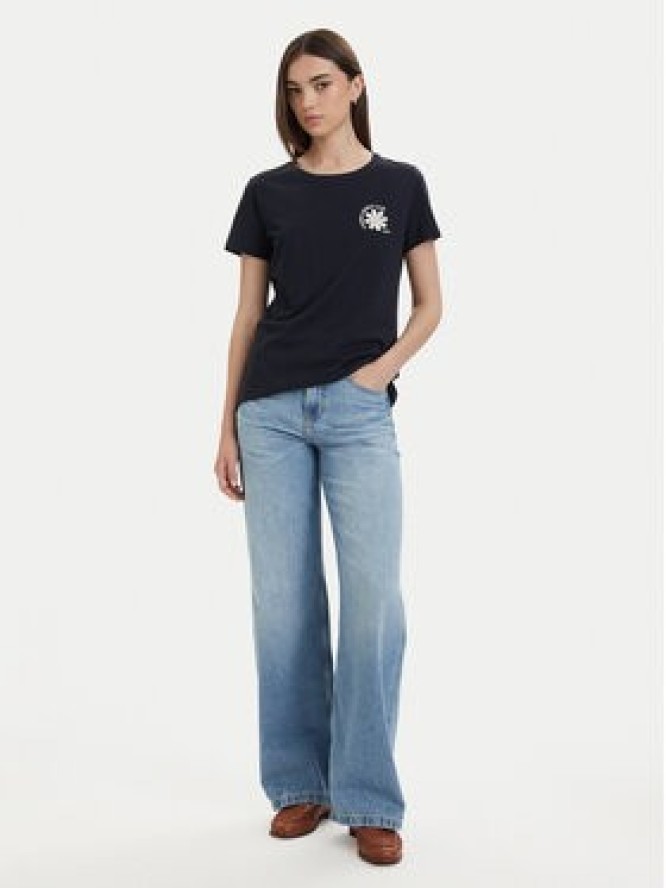 BOSS T-Shirt C_Elove_5 50566827 Granatowy Slim Fit