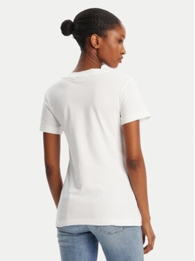 Calvin Klein Jeans T-Shirt Monologo J20J223563 Biały Slim Fit