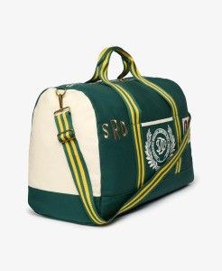 superdry Vintage Patch Weekender Bag z płótna – Enamel Green Multi