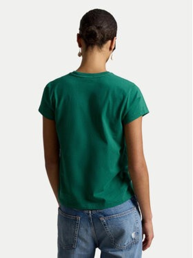 Polo Ralph Lauren T-Shirt 211B14605027 Zielony Regular Fit