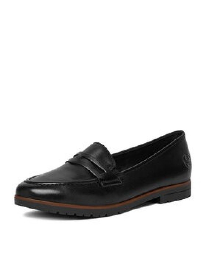 Rieker Loafersy 45300-02 Czarny