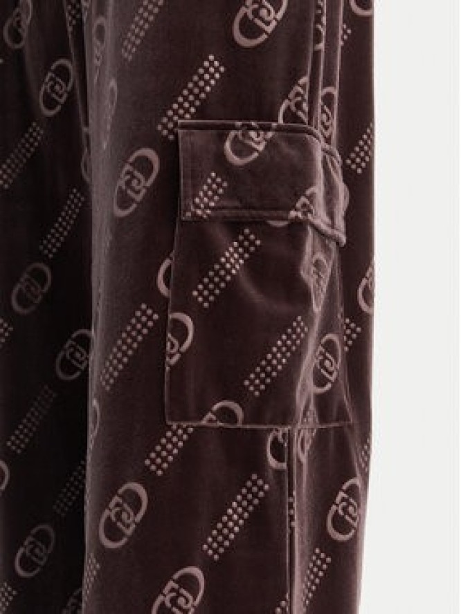 Liu Jo Sport Spodnie dresowe TF5111 J4955 Brązowy Relaxed Fit