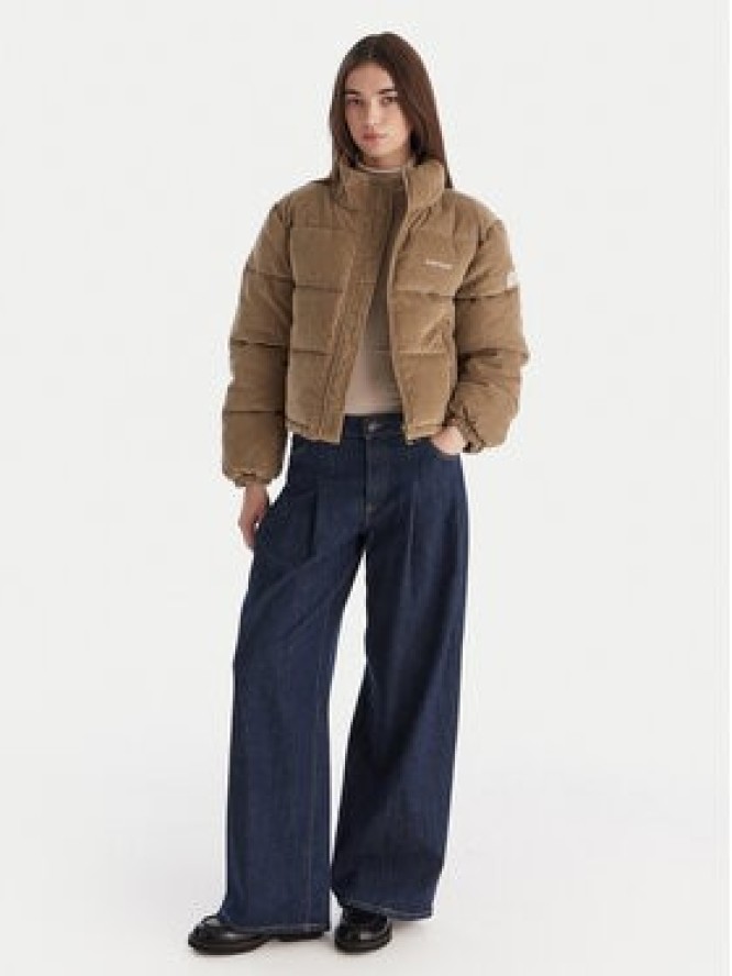 Guess Jeans Kurtka zimowa W5BL17 W2061 Beżowy Regular Fit