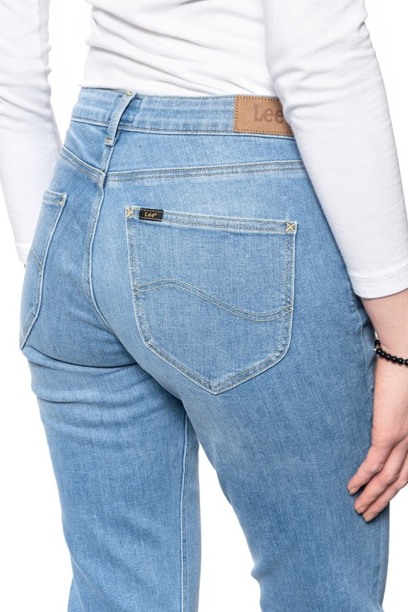 LEE MARION STRAIGHT DAMSKIE SPODNIE JEANSOWE LIGHT LOU L301QDXJ 112105884