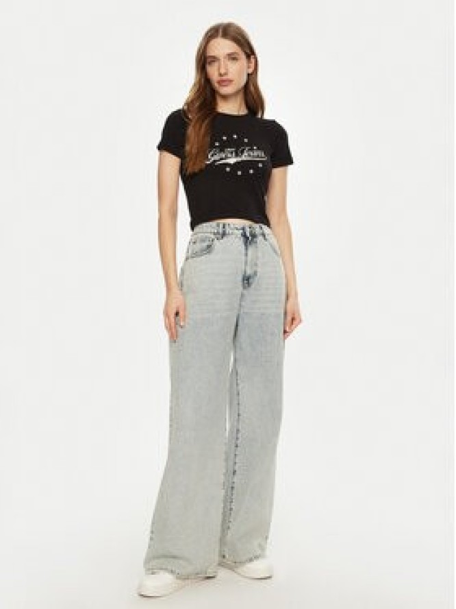 Guess Jeans T-Shirt W5RI59 J1314 Czarny Regular Fit
