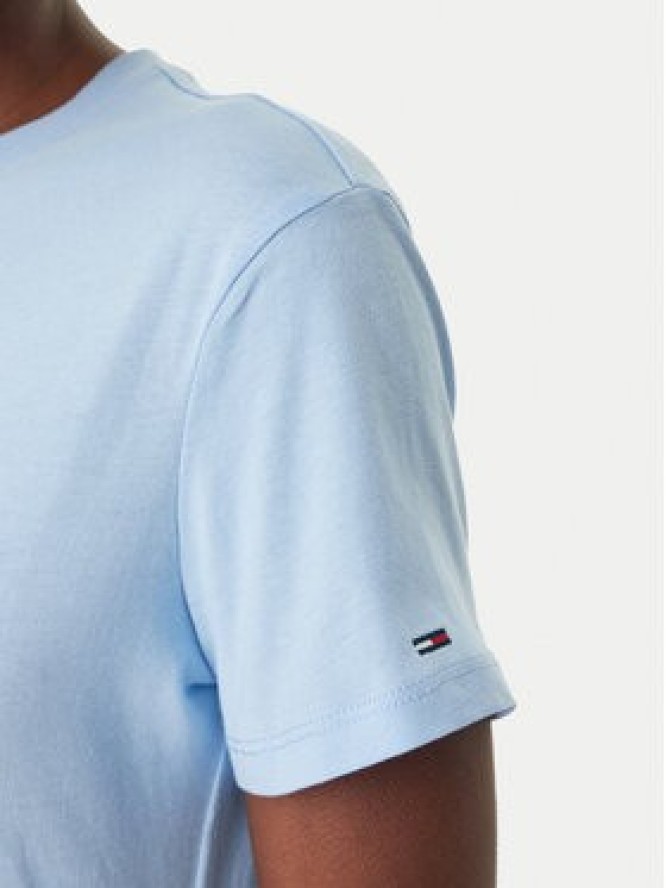 Tommy Jeans T-Shirt DW0DW22277 Błękitny Regular Fit