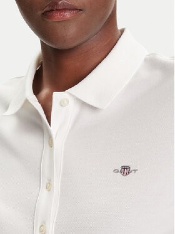 Gant Polo Shield 4202231 Écru Slim Fit