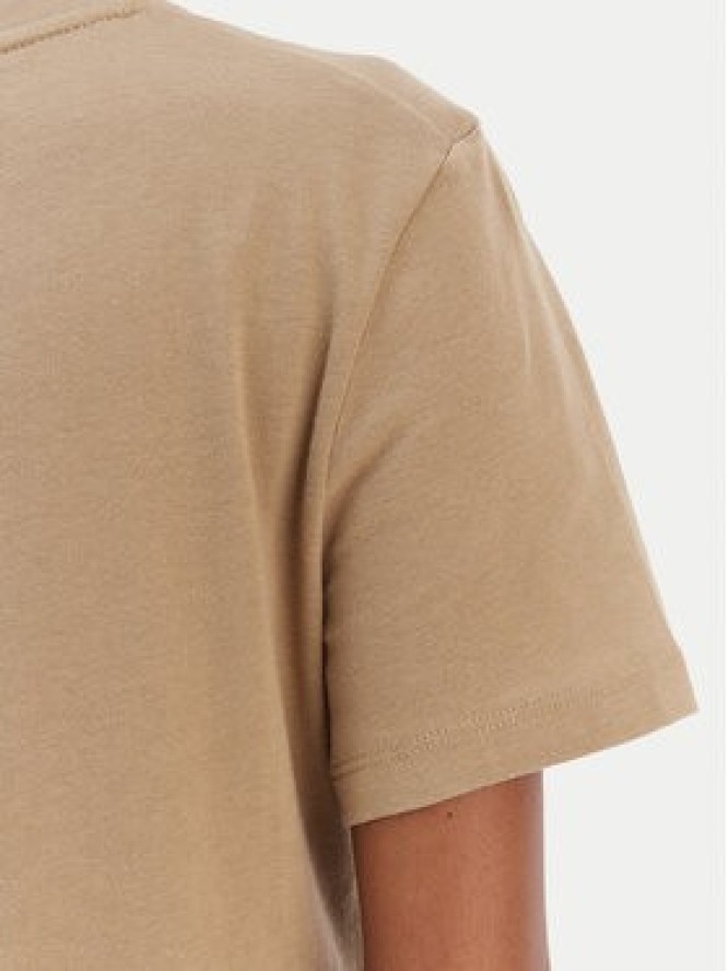 Tommy Hilfiger T-Shirt Logo WW0WW40276 Beżowy Regular Fit