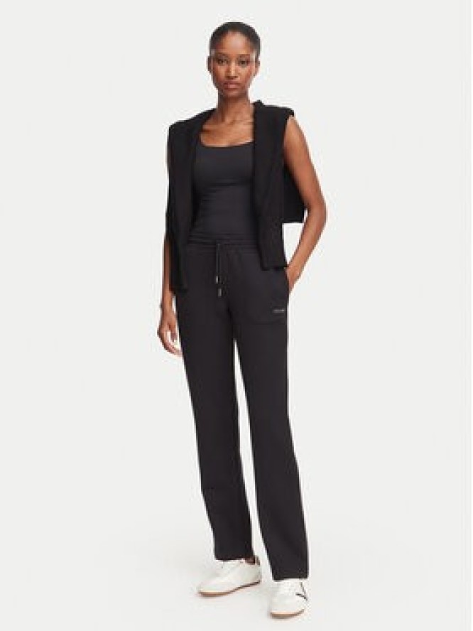 Guess Spodnie dresowe V6YB25 K4803 Czarny Regular Fit