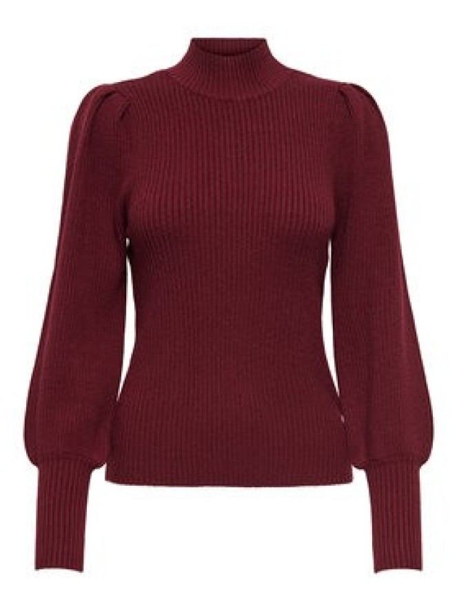 ONLY Sweter Katia 15232494 Bordowy Regular Fit