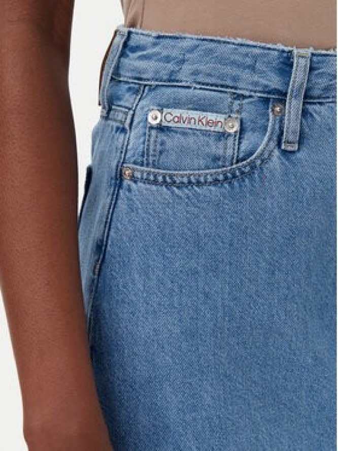 Calvin Klein Jeans Spódnica jeansowa J20J225192 Niebieski Regular Fit