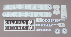 Oryginalny zestaw naklejek KHE COSMIC AL