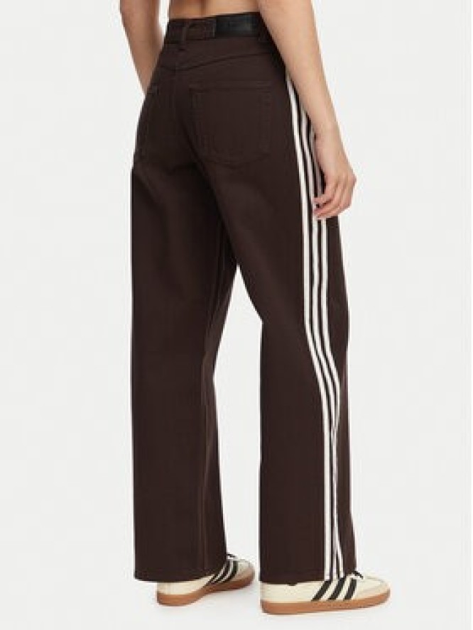 adidas Jeansy Firebird KD2934 Brązowy Loose Fit
