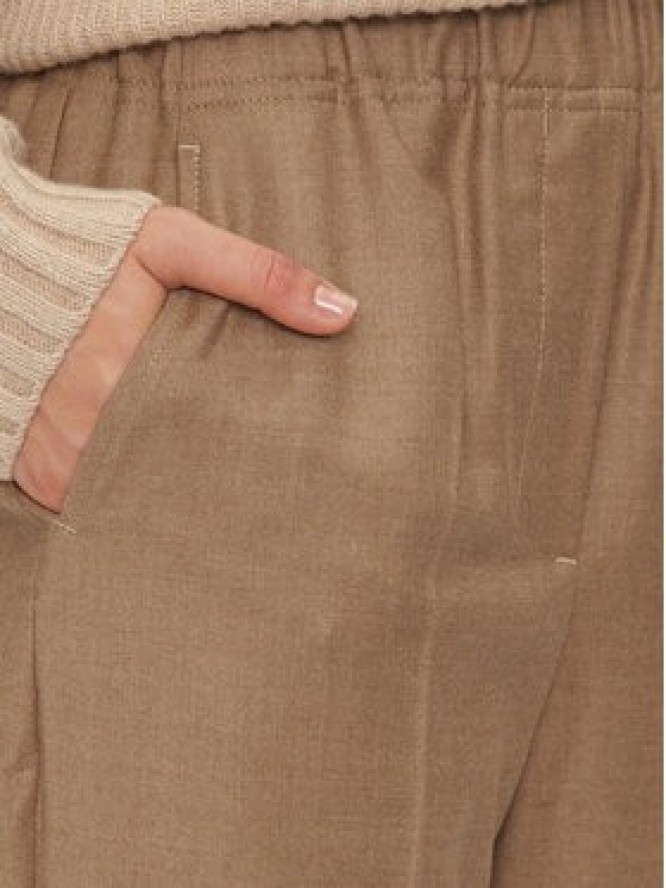 Weekend Max Mara Spodnie materiałowe Hateley 2425136052 Beżowy Regular Fit