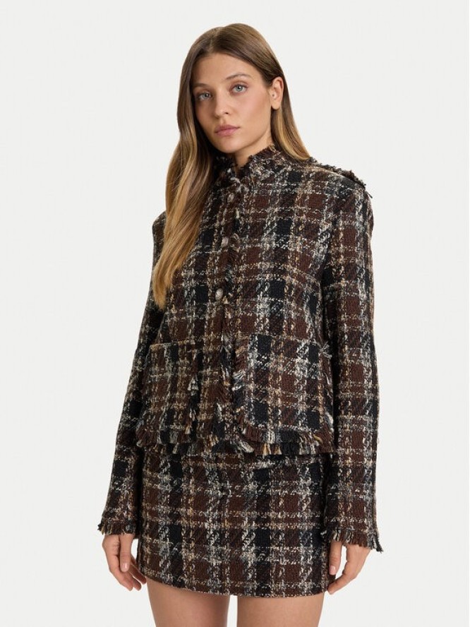 ViCOLO Marynarka TF0204 Brązowy Regular Fit