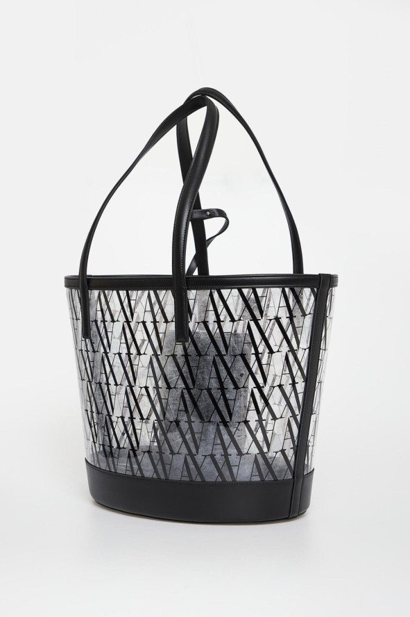 Torebka damska transparentny shopper ARMANI EXCHANGE