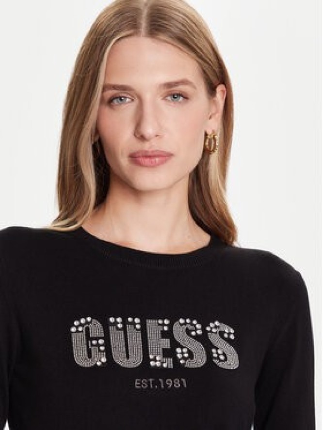 Guess Sweter W5BR40 Z2NQ2 Czarny Regular Fit