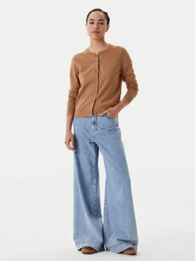 Tommy Hilfiger Kardigan WW0WW42370 Brązowy Regular Fit