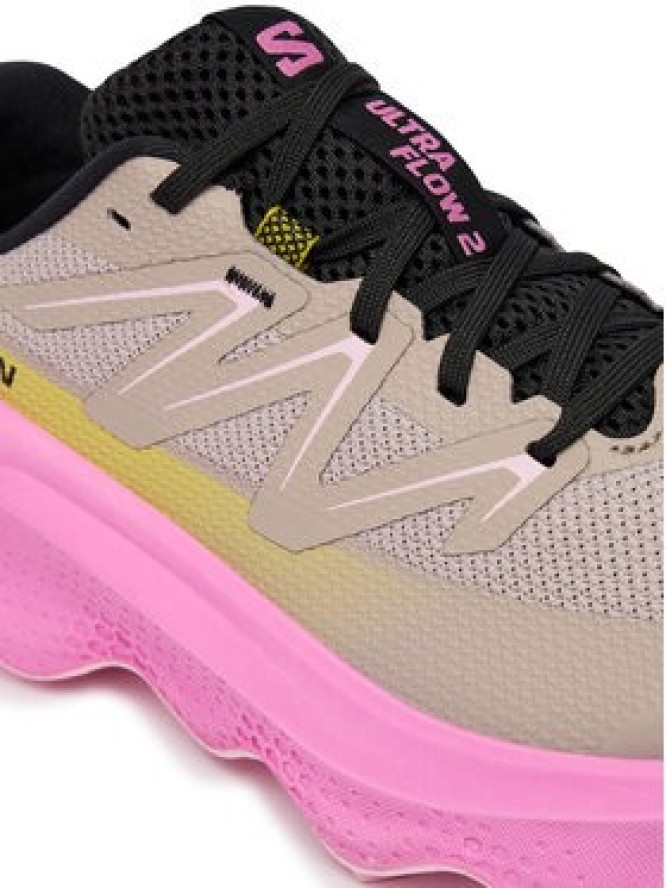 Salomon Buty do biegania Ultra Flow 2 W L47883800 Beżowy