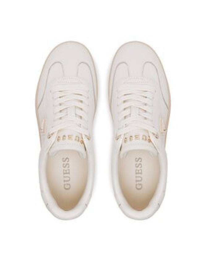 Guess Sneakersy FLJJAZ LEA12 Beżowy