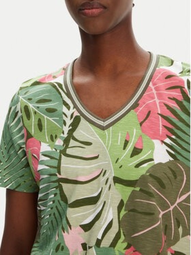 Olsen T-Shirt 11105096 Zielony Regular Fit