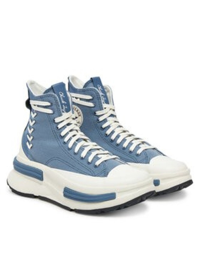 Converse Sneakersy Run Star Legacy Cx Platform Crafted Laces A10655C Niebieski