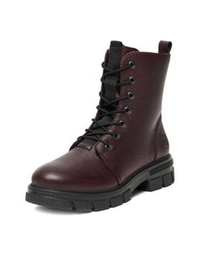 Rieker Trzewiki CEO-Z9116-35 Bordowy