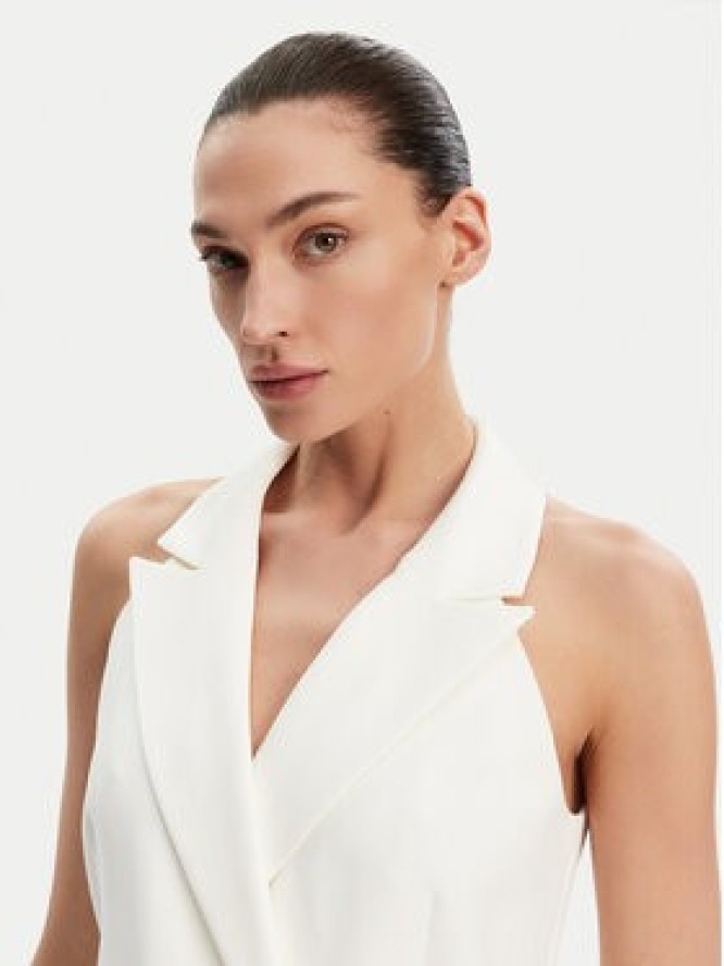 French Connection Sukienka koktajlowa 71RZR Biały Regular Fit