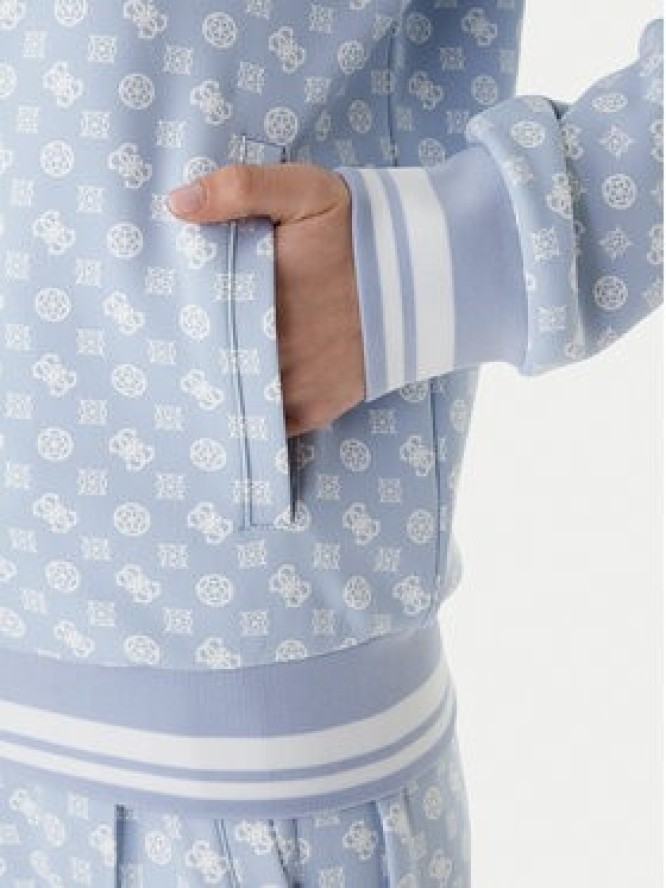 Guess Bluza V5YQ03 KB212 Błękitny Regular Fit