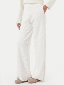Guess Spodnie dzianinowe V6BB01 Z1483 Kremowy Regular Fit