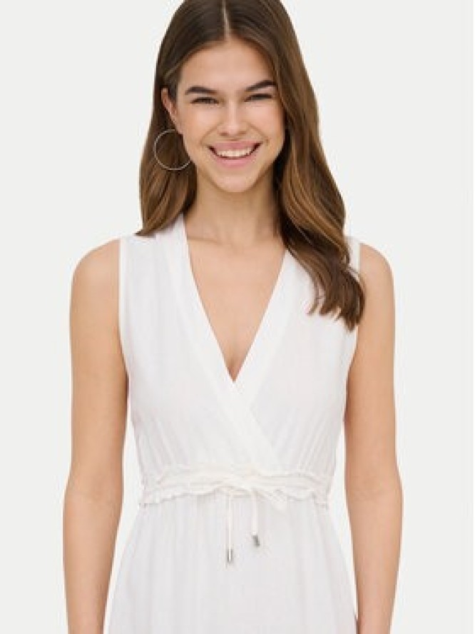 ONLY Sukienka letnia Goa 15363694 Biały Regular Fit