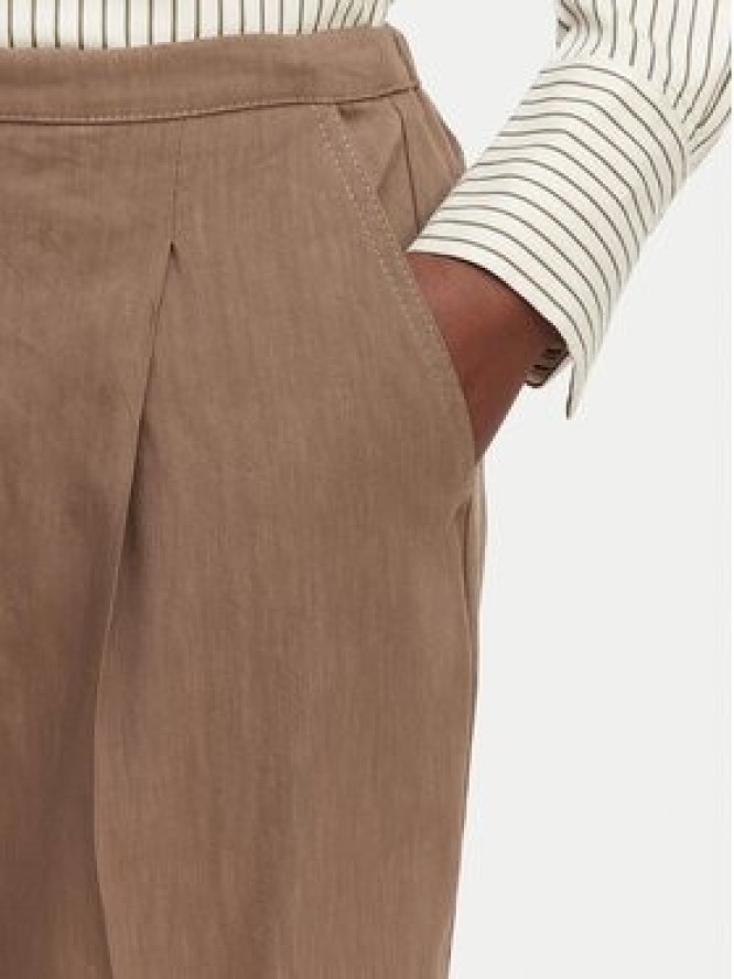 Marella Spodnie materiałowe Alloro 2613131115 Brązowy Regular Fit