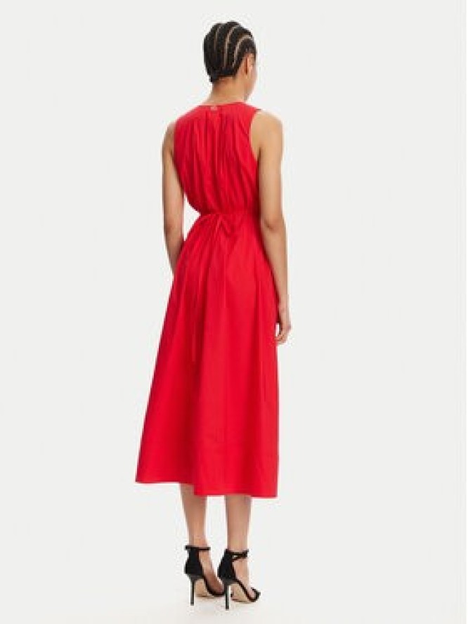TWINSET Sukienka koktajlowa 251TT2221 Czerwony Regular Fit
