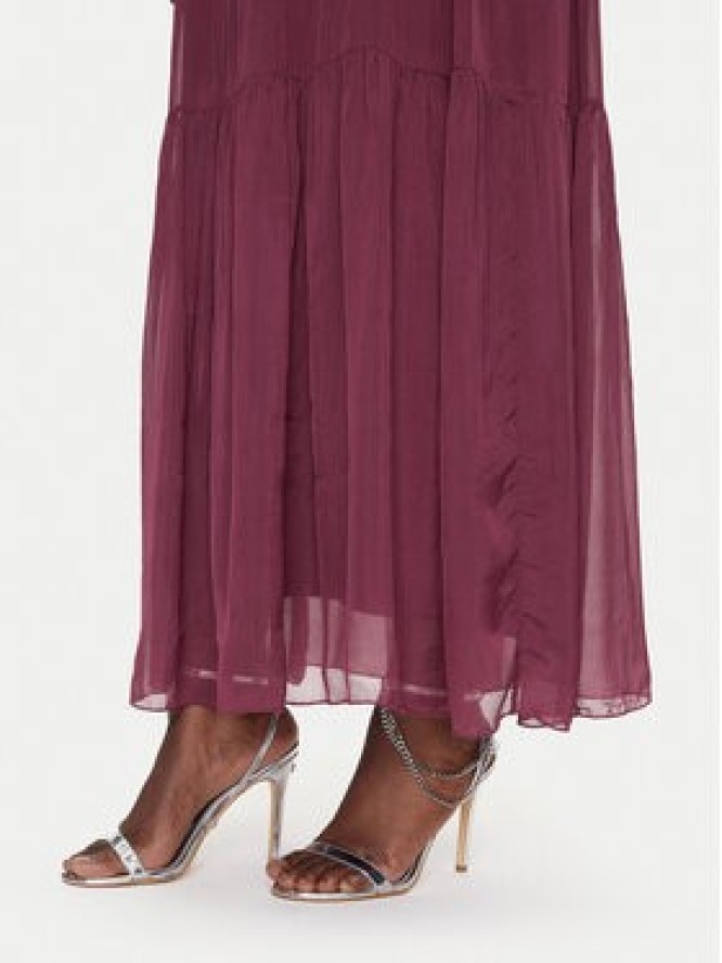 Dixie Sukienka letnia A207W021A Bordowy Regular Fit