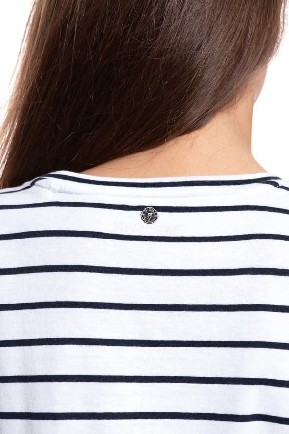 MUSTANG T SHIRT DAMSKI Alina C Ruffle 1009444 11722