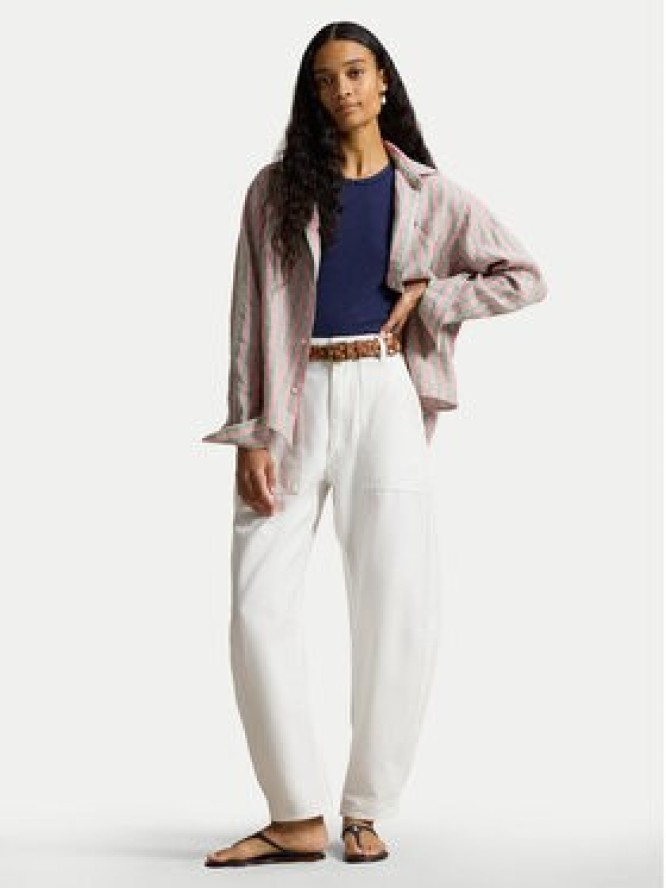 Polo Ralph Lauren Koszula 211935130501 Bordowy Relaxed Fit